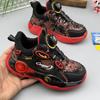 Nuevos Zapatos Deportivos de Otoño 2025 para Niños, Geniales Zapatos Giratorios de Botón para Niños Pequeños y Medianos, Zapatos de Correr de Cuero para Estudiantes Niños