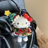 Nuevo Colgante de Bolsillo de Gatito Árbol de Navidad Muñeco de Peluche de Dibujos Animados Llavero de Hello Kitty Accesorio de Regalo