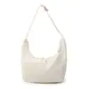 Bolsa tipo bolsa de dumplings de estilo japonés simple, ligera y de gran capacidad, adecuada para deportes, ir al trabajo, uso diario y ocasiones casuales; bolso de hombro versátil tanto para hombres como para mujeres