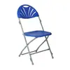 Venta al por mayor de fábrica Sillas plegables de plástico de alta calidad, resistentes, con forma de abanico, para exteriores y interiores, conferencias, oficinas, jardines, bodas