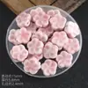 Série Rosa de Diversas Contas Cerâmicas de Formato Irregular, Coração, Estrela, Flor Contas Soltas, Colares de Mão, Acessórios de Roupa, Contas para Joias DIY