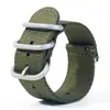 Fábrica Adecuado para Samsung Huawei Correa de Reloj de Nailon de Liberación Rápida Correa de Reloj de Nailon de Doble Capa 18 Mm/20 Mm/22 Mm