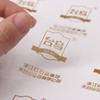 Adesivos Autoadesivos de Papel Revestido Colorido Impresso Rótulos para Levar Comida Assados Adesivos Seladores de Caixa de Avião Personalização