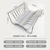 Nuevo escurridor de platos multifuncional para encimera de cocina hecho de acero inoxidable 304, perfecto para escurrir tazones, platos y utensilios, y para organizar vajilla