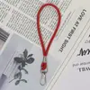 Huayang Estilo Casal Versátil Cor Contrastante Material PU Cordão para Celular Transversal Anti-Perda Pingente Criativo Moda Simples Pingente