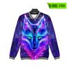 Fantasia Artística Fox Baseball Roupas Outono e Inverno Baseball Vestuário Moda Casaco Estudante Cross-border Supply
