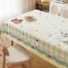 Mantel Minimalista para Mesa de Comedor Impermeable a Prueba de Aceite Lavable Modelo Nuevo 2026 Lujo Ligero Gama Alta Cuadros Mantel para Mesa de Café Salvamanteles
