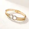 Nueva oferta especial: Pulsera de cable de acero de titanio de moda popular europea y americana, de alta calidad, que conserva el color, versátil, para hombres y mujeres