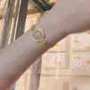 Pulseira Bússola Oito Tesouros Rosa Retrô Estilo Corte Trabalho Pesado Exquisito Joia de Mão Design de Nicho Sensação de Alto Padrão Acessórios de Luxo Leve