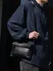 Bolso Cruzado Simple para Viajero, Bolso Mini de Cuero Genuino para Hombre, Bolso Pequeño de Piel de Vaca de Alta Gama, Bolso de Hombro para Caminar