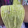 2*4mm cuentas de ábaco de jade limón cuentas sueltas DIY hecho a mano accesorios de joyería semiacabados para collares y pulseras venta al por mayor transfronteriza