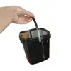 Suministros del Fabricante 1000ml 2000ml Bolsa de Mensajero Barril Cuadrado Transparente Caja de Almacenamiento de Plástico Barril Sellado para Polvo Blanqueador Barril para Liofilización