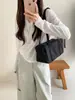 Bolsa Boston minimalista de nailon estilo coreano 2026, bolso de hombro ligero casual para el día a día, bolsa de gran capacidad para debajo del brazo