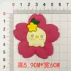 Lindo Dibujo Animado Flor de Cinco Pétalos Girasol Animal Pequeño DIY Funda para Teléfono Móvil Pasador Accesorios para el Cabello PVC Agujero Accesorios para Zapatos Pegatina