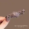 Pinza para el Cabello de Lado con Lazo de Pedrería Estilo Coreano Nuevo Pinza Lateral Dulce y Linda Pinza para Flequillo Pinza para el Cabello Accesorio para el Cabello
