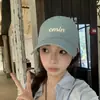 Gorra de Béisbol de Moda Estilo Coreano con Letras para Mujer, Primavera y Verano, Adelgazante de Rostro, Protección Solar, Sombrero de Sol de Ala Ancha para Hombre