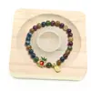 Pulseira de Turmalina Arco-Íris Design de Nicho Este Ano Pulseira de Carpa Marca da Sorte Boa Sorte Carpa Presente Joias para Amigos
