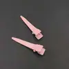 4,5 Garfo Único 5,5 Garfo Único Colorido Rastreamento de Dopamina Presilha de Bico de Pato Sem Marcas Lavagem de Rosto Maquiagem Clipe Metálico Lateral Pintura Brilhante