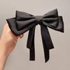 Elegante y Elegante Horquilla de Lazo para Mujer Sentido de Alta Gama Parte Trasera de la Cabeza Moño Clip para Agarrar el Cabello Clip de Cinta Estilo Japonés y Coreano Horquilla Tocado