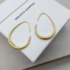 Aretes de Oro Gota de Agua Estilo Frío Populares Franceses Nicho Chic Elegantes Aretes 2024 Nuevos Aretes de Moda para Mujer