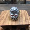 Anillo Ben Ming Buddha para hombre al por mayor Plata de ley S925 Anillo del Santo Patrón del Zodiaco gallo Plata tailandesa no muevas al rey del viejo