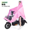 Impermeable para Vehículo Eléctrico Cuerpo Completo Impermeable Engrosado y Ampliado Doble Batería Larga Poncho para Motociclismo al por Mayor