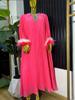Vestido Plisado Miyake, Primavera y Otoño, Estilo de Alta Gama, Vestido Largo Plisado para Mujer Talla Grande 150 kg, Moda de Lujo Ligero