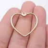 30x 28mm 1,49g multicolor pingente pequeno DIY material artesanal coração de amor pingente de coração oco