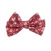 Chifón coreano pequeño floral fresco doble lazo accesorios para el cabello diy ropa zapatos accesorios para bolsos decoración