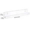 4/12/ 15 polegadas Acrílico Transparente Suporte de Parede para Discos de Vinil, CDs, Esmaltes, Álbuns, Rack de Exibição de Armazenamento de Parede