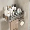 El fabricante suministra estantes de esquina para baño, estantes para inodoro, estantes de pared sin taladro