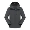 Chaqueta Exterior Ligera con Capucha para Hombre y Mujer Grupo de Ropa de Trabajo Ropa de Trabajo Desmontable Logo Impreso