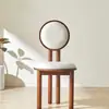 Silla Bola de Diseño Retro Francés para el Hogar Silla de Bolsa Suave Madera Maciza Mesa y Silla de Comedor Silla de Restaurante Silla de Balcón de Hotel Taburete de Maquillaje