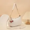 Elegante y de Moda Otoño 2026 Nuevo Diseño de Nicho Bolso de Luna Creciente Casual Simple para Mujer Bolso Cruzado Único para Hombro