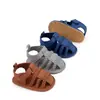 Sandalias de Nuevo Estilo para Niños y Niñas, Transpirables, Antideslizantes, Zapatos de Bebé Trenzados de Color Sólido para Niños Pequeños de 0 a 1 Año