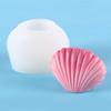 Molde para velas de aromaterapia con forma de concha, con siete conchas, para jabón, para mesa de escritorio, decorativo, de yeso.