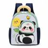 Nova Mochila de Jardim de Infância para Crianças, Mochila de Panda de Desenho Animado, Bonita e Leve, para Meninos e Meninas, Mochila Pequena de Bebê para a Escola