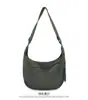 Bolsa de Lona de Venta Caliente Transfronteriza, Estilo Coreano, Casual y Sencilla, Versátil, Gran Capacidad, Bolso Cruzado, Bolso Relajado Tipo Dumpling