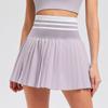 Falda Plisada de Tenis Caijue para Mujer, Falda Corta Deportiva de Bádminton con Forro Integrado, Bolsillos, Anti-Exposición, Falda de Dos Piezas Falsa