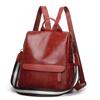 Mochila Nova Transfronteiriça Feminina Mochila Antifurto Moda Casual Feminina Mochila Macia Cor Sólida Mochila Escolar Mais Vendida Sem Logo