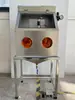 Máquina de Chorro de Arena de Agua Mediana Tipo Caja Xingyao Pulsera Pequeña Plateada Máquina de Chorro de Arena Antigua para Eliminar Óxido y Piel de Oxidación