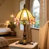 Lámpara de mesa de noche para dormitorio estilo europeo, estilo americano para el hogar, protección ocular, luz nocturna para dormir, accesorio de iluminación de alta gama, simple, romántico, vintage