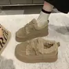 Zapatos de Algodón con Suela Gruesa para Mujer, Nuevo Estilo Invierno 2026, Botas de Nieve Cálidas sin Cordones con Hebilla, Zapatos para Mujer Estilo Birkenstock con Forro de Felpa