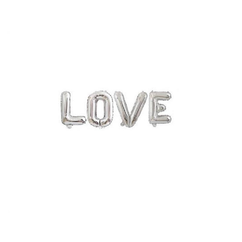 LOVE银色