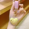 Corazón Patriótico Día Nacional Llavero Dorado Bendición del Funcionario Celestial Colgante para Teléfono Móvil Colgante para Bolso Regalo de Vacaciones Bolsa de la Suerte Regalo