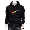 Suéter deportivo de moda de manga larga con capucha informal con forro polar para hombre, nuevo, de comercio exterior, para otoño e invierno, disponible en stock