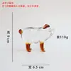 Figuritas del Zodiaco de Vidrio: Rata, Buey, Tigre, Conejo, Dragón, Serpiente, Caballo, Oveja, Mono, Gallo, Perro, Cerdo - Decoraciones de Escritorio de Animales, Regalos Transfronterizos