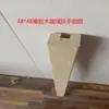 Ranura para Tarjeta de Vidrio Reposabrazos Madera Maciza Moderno Sencillo Barandilla de Escalera para el Hogar Reposabrazos Cuadrado Reposabrazos de Escalera para Balcón
