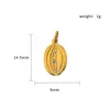 Colgante de Fantasma Calabaza Araña de Halloween Más Vendido Transfronterizo Europeo y Americano Acero Inoxidable Chapado en Oro de 18 Quilates Accesorios de Joyería DIY
