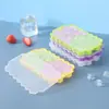 Bandeja de Hielo de Silicona tipo Panal con Tapa, Molde de Hielo de 37 Compartimentos, Nueva Bandeja de Hielo de Silicona para Helado y Cubitos de Hielo
